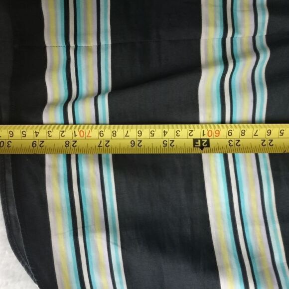 Gap XL Striped Multicolored 3/4Sleeve V-neck Women's Blouse - Picture 8 of 9